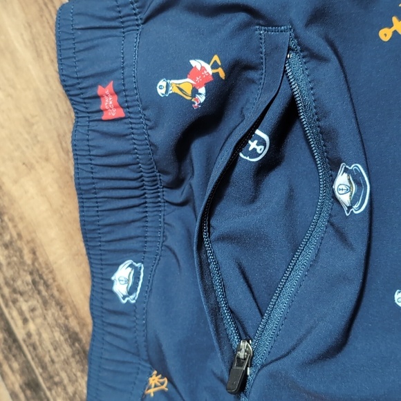 Captain Cocktail by Toes On The Nose Shorts Size XL in Nautical Blue 6" Inseam - Picture 6 of 8